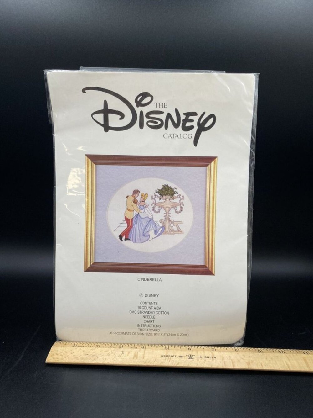 The Disney Catalog Cinderella Cross Stitch Kit 10" x 8" #12721 New Vintage - Picture 3 of 4
